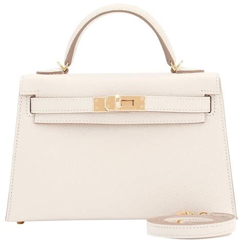 hermes white mini kelly|hermès mini kelly price 2023.